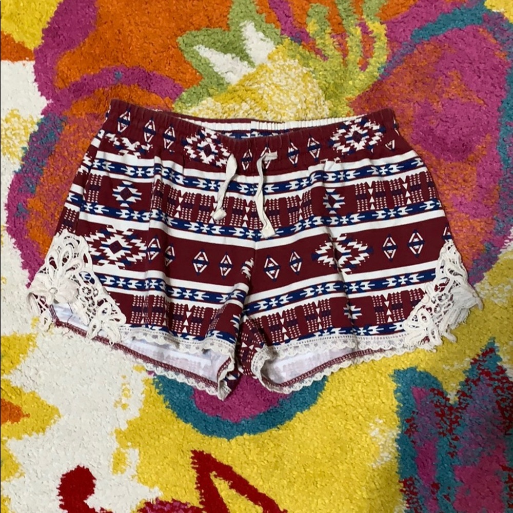 Tribal Print Shorts